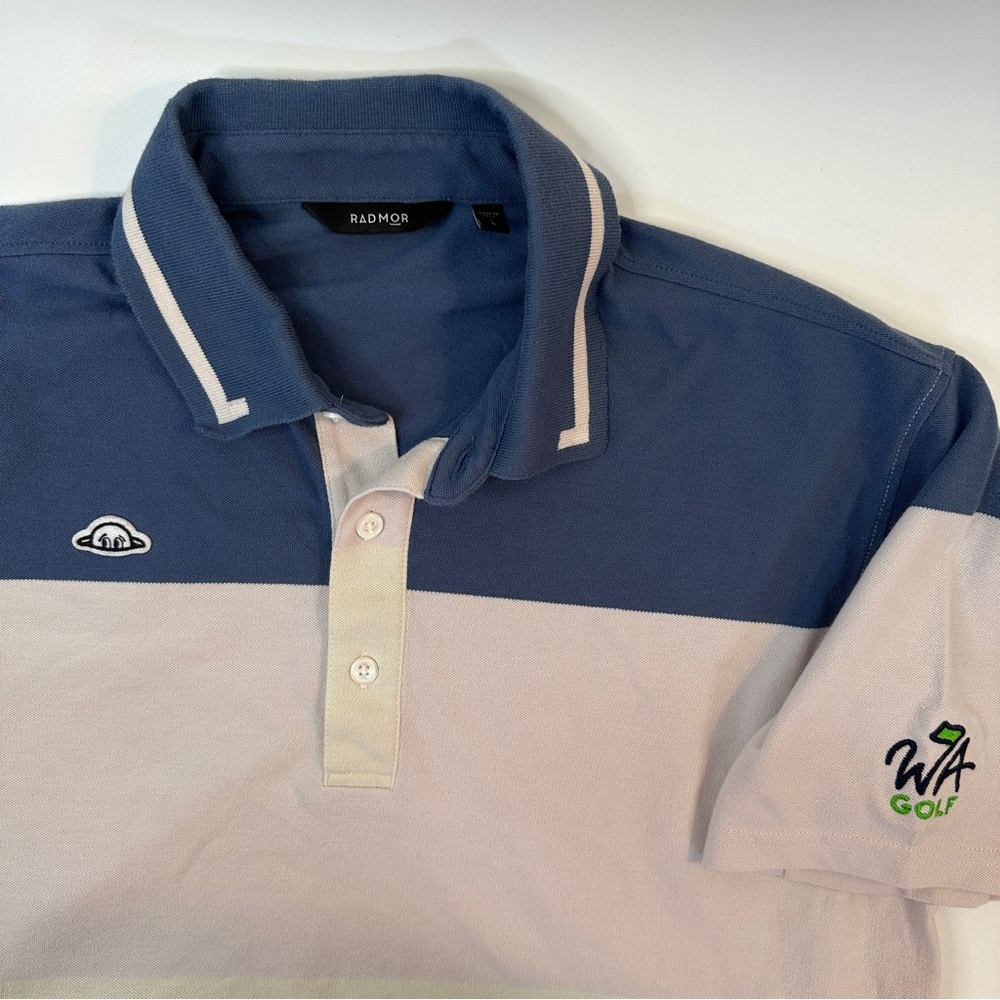 Radmor Golf Douglas Columbia Pique‎ Polo - True Blue